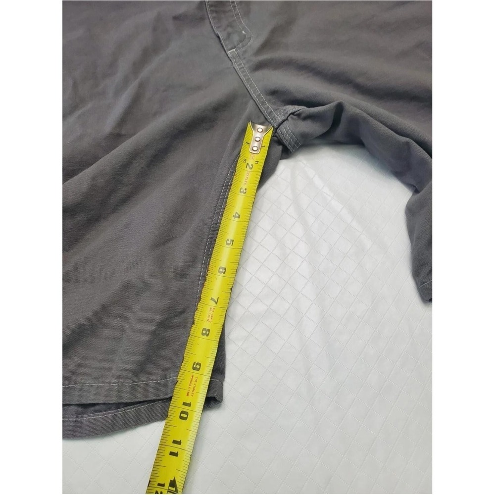 Carhartt Shorts Mens 42 Gray Cotton Work Carpenter Utility Dungaree B278 CHR - Picture 7 of 8